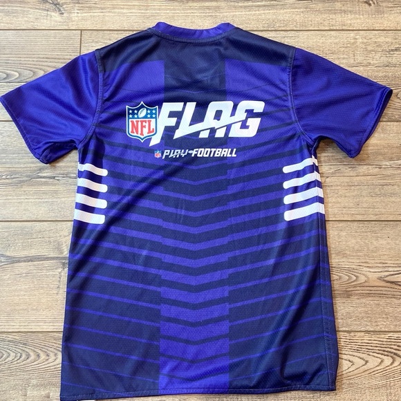 Baltimore Ravens Flag Football Jersey Youth Large Reversible - Picture 2 of 5